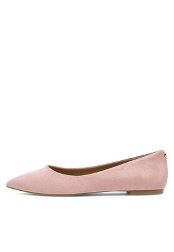 Nine West Baleriny WFA2622-1 Różowy. Kolor: różowy. Materiał: materiał