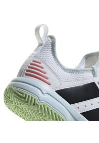 Adidas - Buty do piłki ręcznej adidas Stabil Jr ID1137 białe. Zapięcie: sznurówki. Kolor: biały. Materiał: syntetyk, tkanina, materiał. Szerokość cholewki: normalna