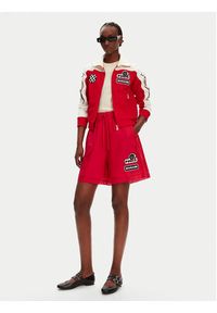 Pinko - PINKO Szorty materiałowe Lewis 105243 A2M7 Czerwony Regular Fit. Kolor: czerwony. Materiał: bawełna