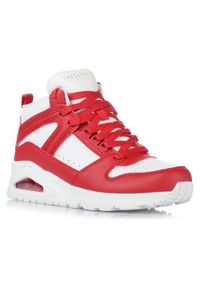 skechers - Buty do chodzenia damskie Skechers Uno high Regards. Kolor: wielokolorowy. Materiał: syntetyk, materiał. Szerokość cholewki: normalna. Sport: turystyka piesza