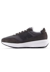 Buty męskie New Balance U370HD – czarne. Kolor: czarny. Materiał: zamsz, skóra. Szerokość cholewki: normalna. Sezon: lato #5