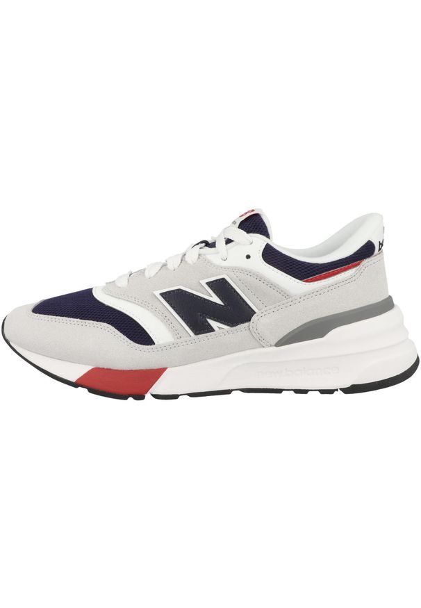 Buty do chodzenia męskie New Balance 997. Zapięcie: sznurówki. Kolor: szary. Materiał: tkanina, skóra, materiał. Szerokość cholewki: normalna. Sport: turystyka piesza