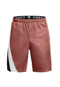 Spodnie sportowe męskie Under Armour 1374303604. Kolor: różowy. Materiał: materiał, syntetyk. Długość: krótkie