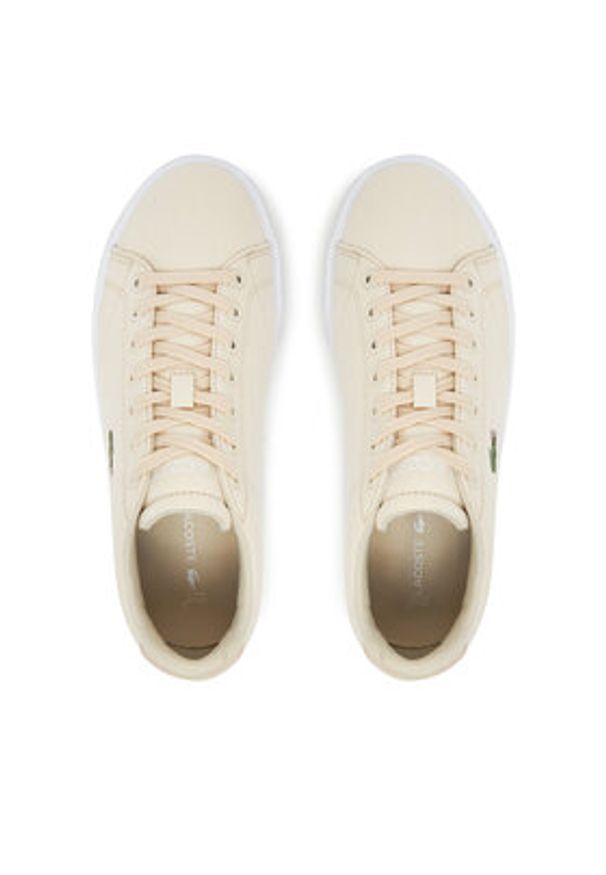 Lacoste Sneakersy 7-49CFA0004 Biały. Kolor: biały. Materiał: materiał