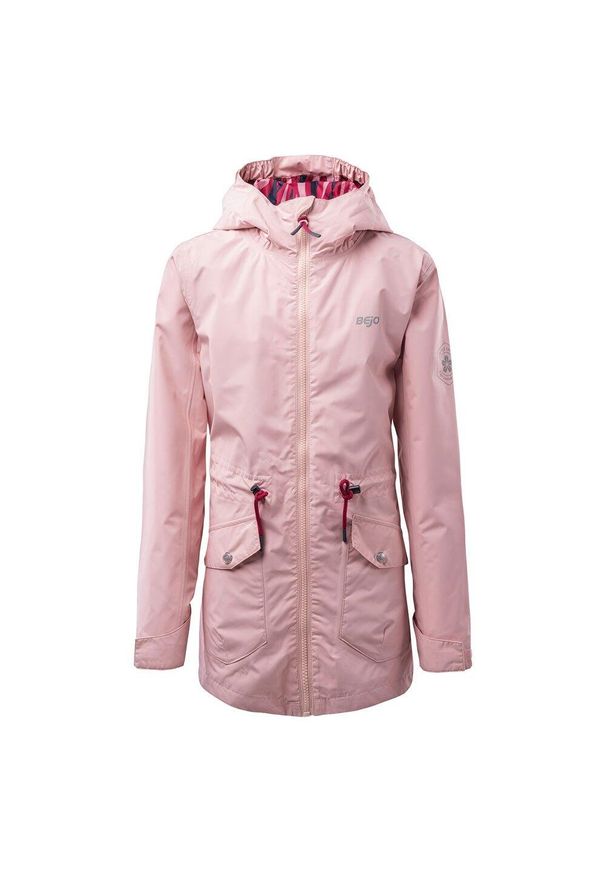 BEJO - Kurtka Softshellowa Dla Dziewczynki Rinoa II. Kolor: różowy. Materiał: softshell. Sport: turystyka piesza
