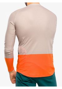 Bluza rowerowa męska POC MTB Pure LS Jersey. Kolor: beżowy, pomarańczowy, żółty, wielokolorowy. Materiał: jersey