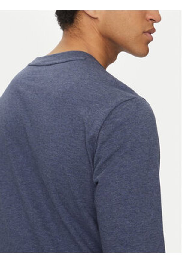 TOMMY HILFIGER - Tommy Hilfiger Longsleeve UM0UM03531 Granatowy Regular Fit. Kolor: niebieski. Materiał: bawełna. Długość rękawa: długi rękaw