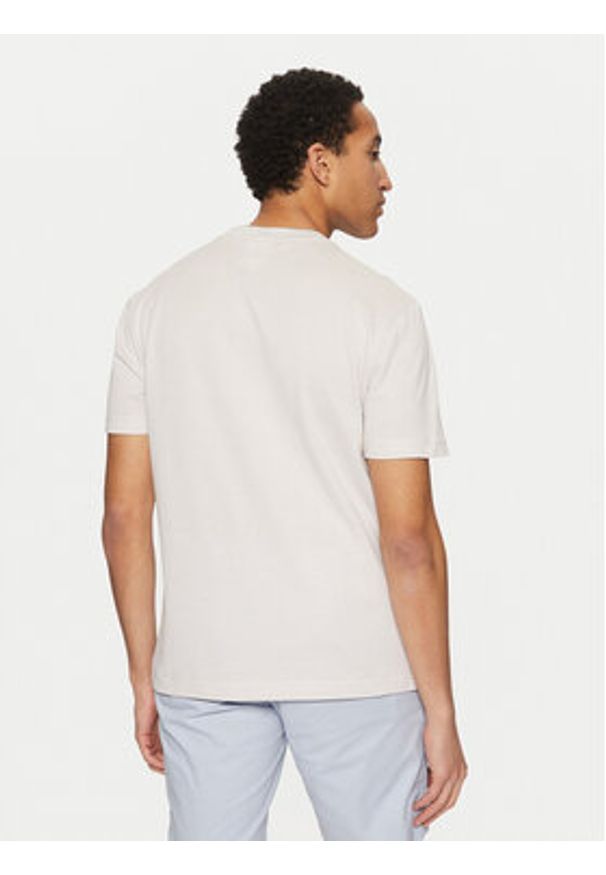 Calvin Klein T-Shirt K10K114166 Beżowy Regular Fit. Kolor: beżowy. Materiał: bawełna