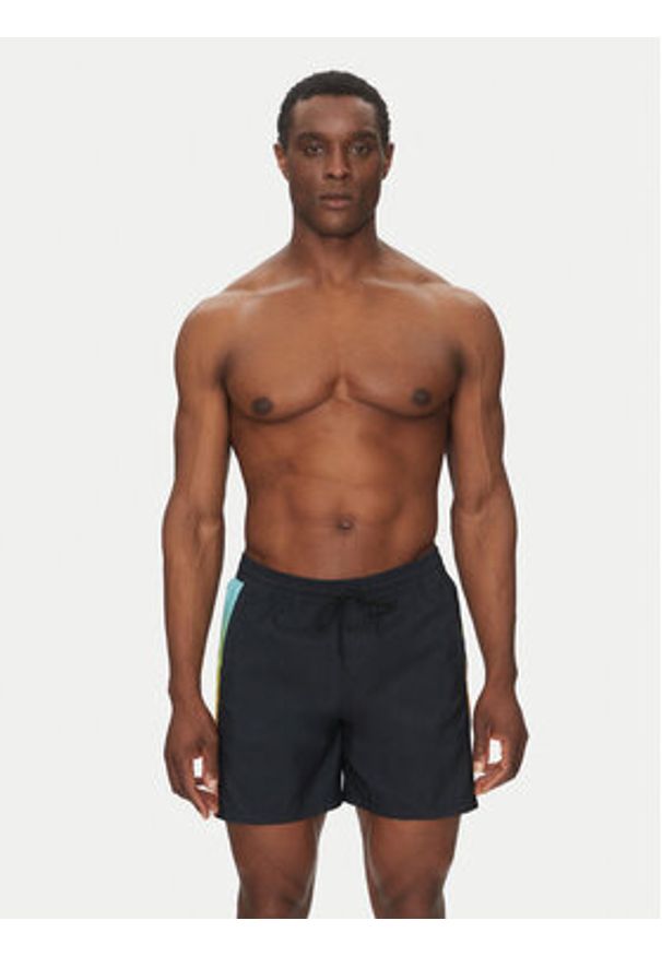 Quiksilver Szorty kąpielowe EQYJV04136 Czarny Regular Fit. Kolor: czarny. Materiał: syntetyk
