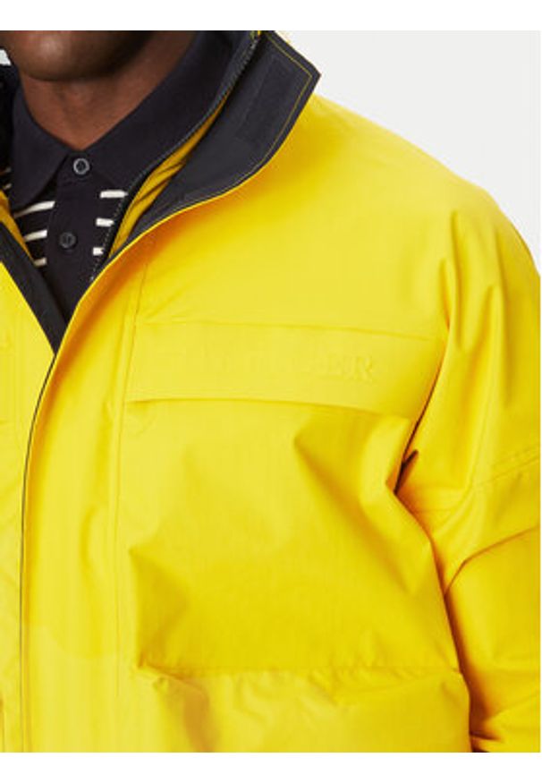 TOMMY HILFIGER - Tommy Hilfiger Kurtka przejściowa Regatta Mid Length Jacket MW0MW39200 Żółty Loose Fit. Kolor: żółty. Materiał: syntetyk