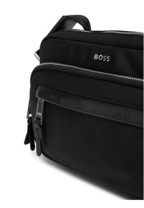 BOSS Saszetka Highway 50548010 Czarny. Kolor: czarny. Materiał: materiał