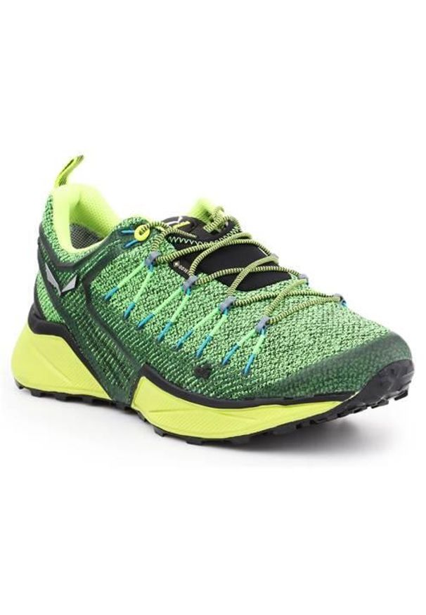 Buty do biegania męskie Salewa MS Dropline Gtx. Zapięcie: sznurówki. Kolor: wielokolorowy, czarny. Materiał: materiał, tkanina. Szerokość cholewki: normalna