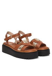 Liu Jo Sandały Bessie 01 SA6159 PX026 Brązowy. Kolor: brązowy. Materiał: skóra #4