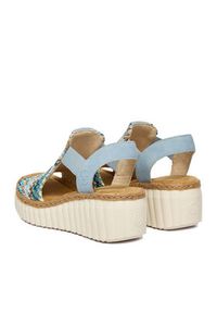 Rieker Sandały CEO-69172-91 Niebieski. Kolor: niebieski. Materiał: materiał #4