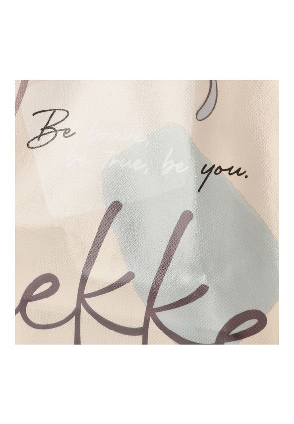 Torba zakupowa damska Anekke, wykonana z wytrzymałego materiału syntetycznego z dekoracyjnym nadrukiem pojemna, beżowa, 42474-910. Kolor: beżowy. Wzór: nadruk. Styl: elegancki, casual. Rodzaj torebki: na ramię