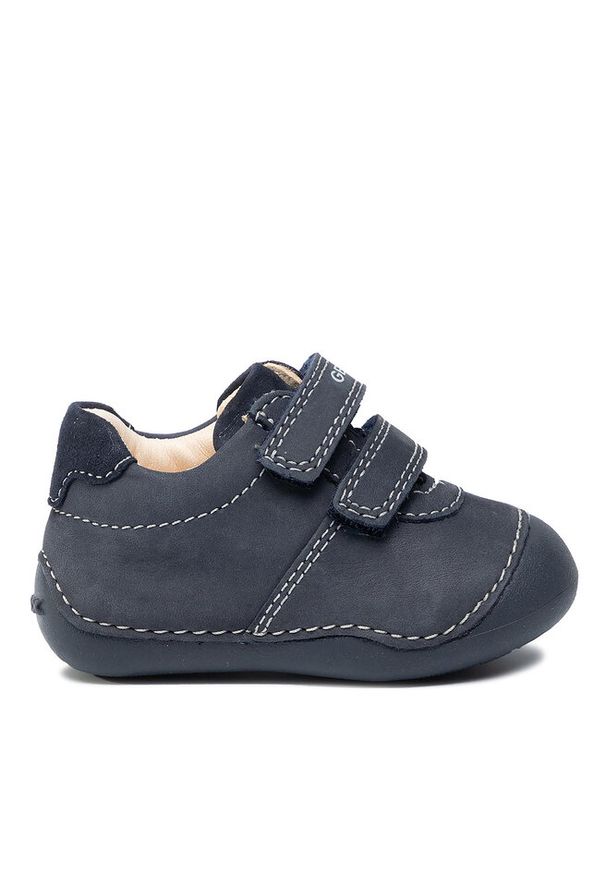 Półbuty Geox. Kolor: niebieski