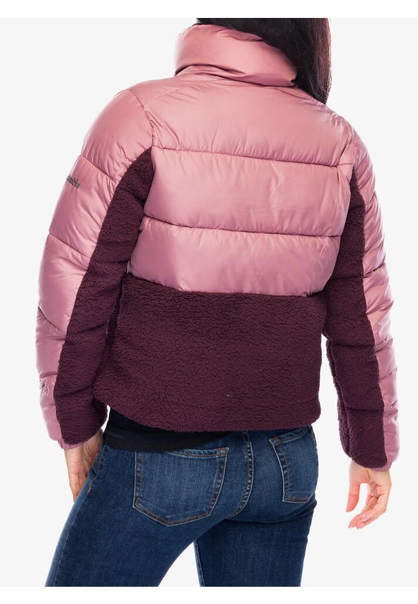 columbia - Kurtka ocieplana damska Columbia Leadbetter Point II Sherpa Hybrid. Kolor: różowy. Sport: turystyka piesza