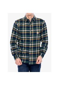 Koszula męska Carhartt Flannel L/S Plaid Shirt. Kolor: niebieski