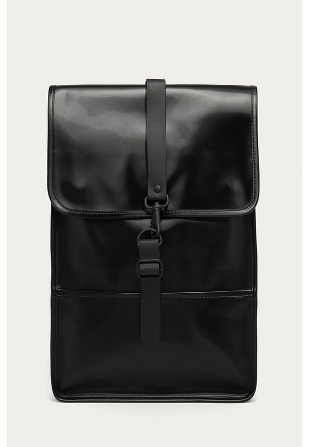 Rains - Plecak Backpack Mini. Kolor: czarny. Materiał: syntetyk, poliester, materiał. Wzór: gładki