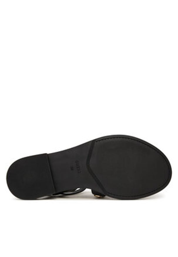 Guess Sandały FLJYZZ PEL03 Czarny. Kolor: czarny. Materiał: skóra