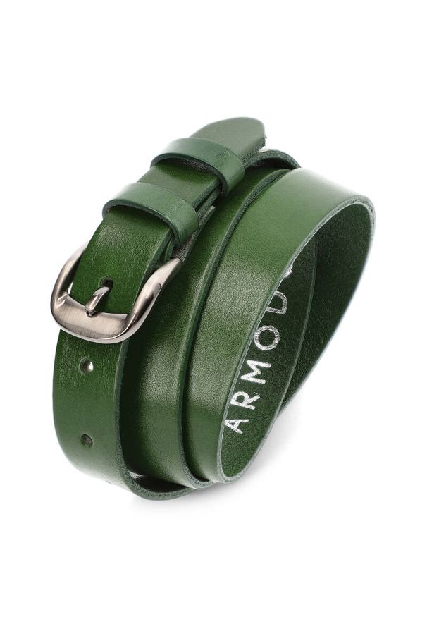Zielony Elegancki Pasek Damski Armodo. Kolor: zielony