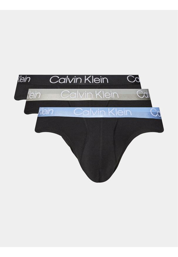 Calvin Klein Underwear Komplet 3 par slipów 000NB2969A Czarny. Kolor: czarny. Materiał: syntetyk