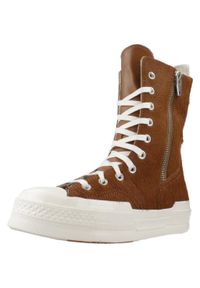 Tenisówki Converse Model Chuck Taylor All Star 70 Plus Xhi Kolor Brązowy. Kolor: brązowy. Materiał: tkanina, skóra