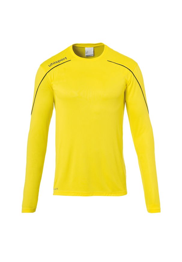 UHLSPORT - Dziecięca koszulka z długim rękawem Uhlsport Stream 22. Kolor: wielokolorowy, żółty, czarny. Długość rękawa: długi rękaw. Długość: długie. Sezon: jesień. Sport: piłka nożna