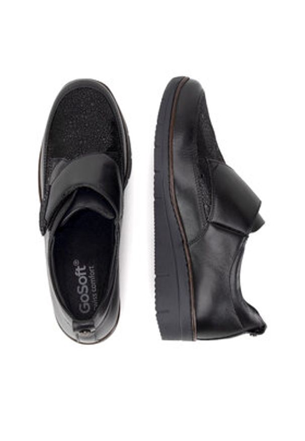 Go Soft Półbuty WI23-REBECA-18 Czarny. Kolor: czarny. Materiał: skóra