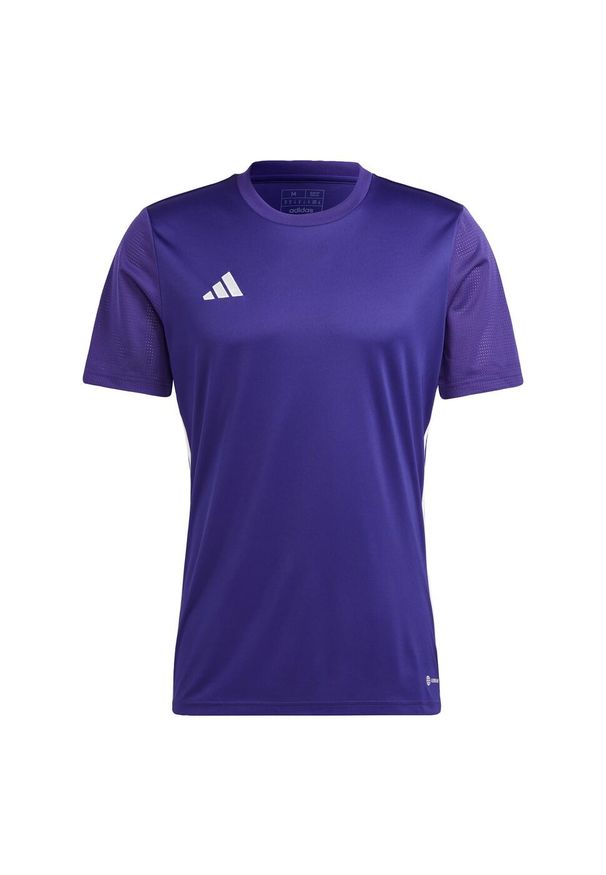 Adidas - Koszulka męska adidas Tabela 23 Jersey. Kolor: fioletowy. Materiał: poliester. Sport: piłka nożna