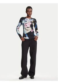 Desigual Sweter Nenufar Lacroix 25WWJF46 Kolorowy Regular Fit. Materiał: wiskoza. Wzór: kolorowy #2