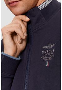 Aeronautica Militare - AERONAUTICA MILITARE Granatowa męska bluza, Rozmiar M. Kolor: niebieski #4