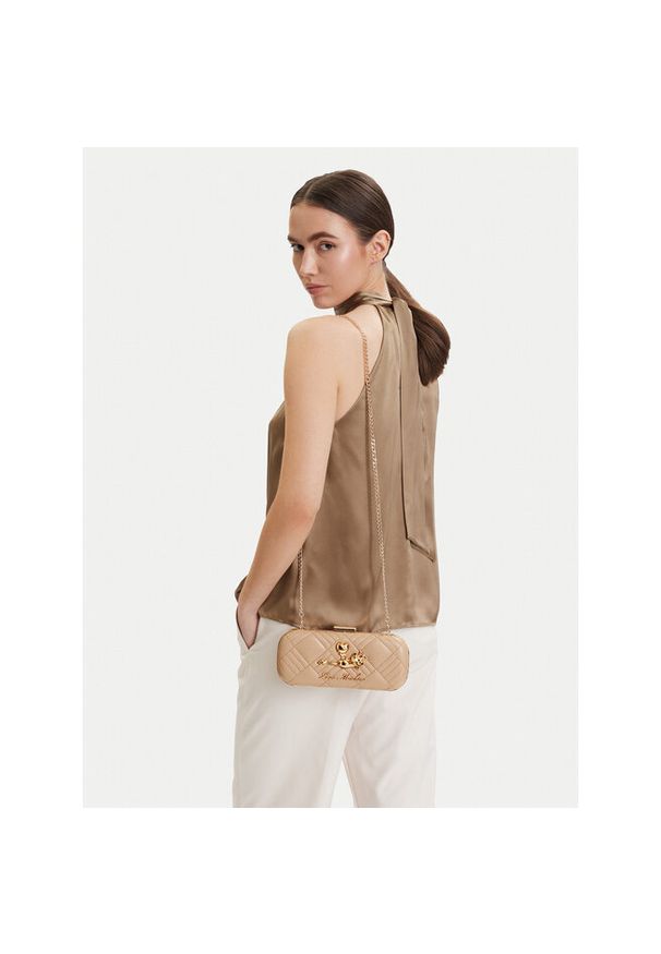 Love Moschino - Torebka LOVE MOSCHINO. Kolor: beżowy