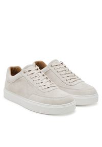 Calvin Klein Sneakersy Clean Cup Low Laceup Oxf Su HM0HM01880 Beżowy. Kolor: beżowy. Materiał: skóra #3