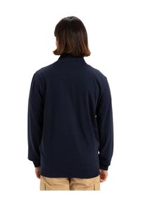 Quiksilver - Bluza na zamek dla Mężczyzn SIMPLE SURF Czarny. Typ kołnierza: kołnierzyk stójkowy. Kolor: niebieski. Materiał: bawełna, poliester, dzianina. Długość rękawa: długi rękaw. Długość: długie