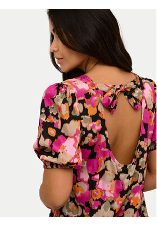 Kaffe Bluzka Pollie 10508548 Kolorowy Regular Fit. Materiał: wiskoza. Wzór: kolorowy