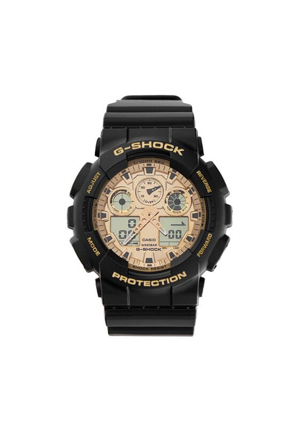 G-Shock Zegarek GA-100GGB-1A9ER Czarny. Kolor: czarny