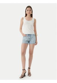 Patrizia Pepe Szorty jeansowe 2P1744/D070-CB21 Niebieski jasny Regular Fit. Kolor: niebieski. Materiał: bawełna #2