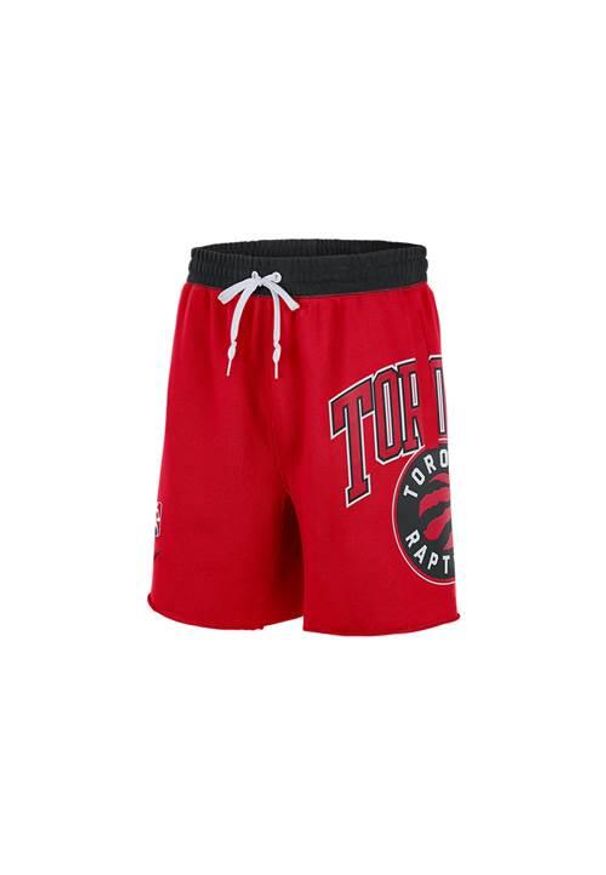 Spodnie sportowe męskie Nike Nba Toronto Raptors Courtside 75. Kolor: czerwony. Długość: krótkie