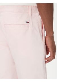 Tommy Jeans Szorty materiałowe Scanton DM0DM21950 Różowy Slim Fit. Kolor: różowy. Materiał: bawełna #5