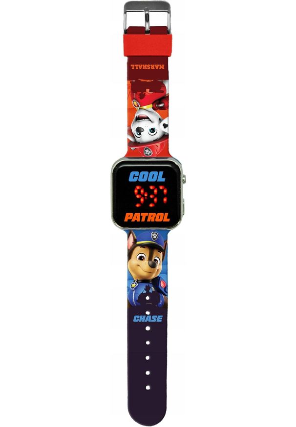 NoName - Cyfrowy Zegarek Led Cyfrowy Dziecięcy Dla Dzieci Psi Patrol Paw Patrol / Pw20003. Rodzaj zegarka: cyfrowe