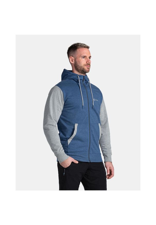 Męska bluza z kapturem Kilpi SEARA-M. Typ kołnierza: kaptur. Kolor: niebieski