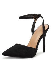DeeZee Szpilki 92831-322 Czarny. Kolor: czarny. Materiał: materiał. Obcas: na szpilce