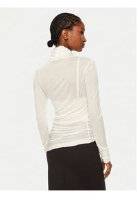 MAX&Co. Golf 2516941041200 Biały Regular Fit. Typ kołnierza: golf. Kolor: biały. Materiał: lyocell #3