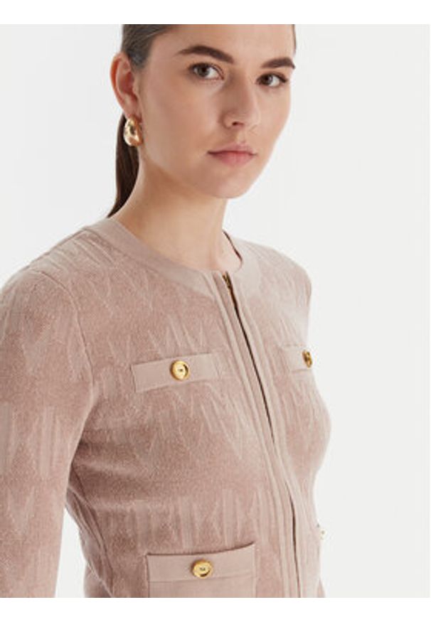 Marciano Guess Kardigan 5BGR06 5661Z Beżowy Regular Fit. Kolor: beżowy. Materiał: syntetyk