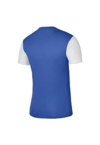 Nike - Koszulka Dziecięca Tiempo Premier II DriFIT. Kolor: niebieski, wielokolorowy, biały. Sport: turystyka piesza