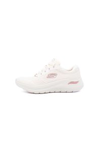 skechers - Buty do chodzenia damskie Skechers Arch Fit 2.0 Big League. Kolor: beżowy. Model: Skechers Sport. Sport: turystyka piesza