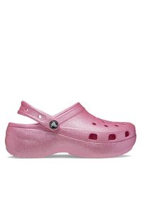 Klapki Crocs. Kolor: różowy. Obcas: na platformie