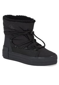 Calvin Klein Jeans Śniegowce Bold Vulc Flatf Snow Boot Wn YW0YW01181 Czarny. Kolor: czarny. Materiał: materiał #5