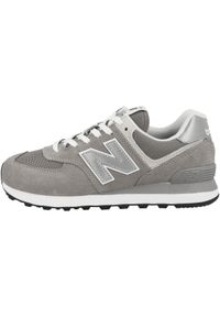 Buty do chodzenia damskie New Balance 574. Kolor: szary. Materiał: materiał, syntetyk, zamsz. Szerokość cholewki: normalna. Model: New Balance 574. Sport: turystyka piesza